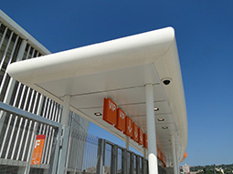 Moses Mabhida bullnosed fascias AGS Glassfibre